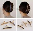 Hair Claw Clip, Elegant Metal Claw Clip, Large Jaw Clip Hair Clamp [N]