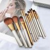 12pcs Makeup Brushes Set Pro Powder Foundation Eyeshadow Eyeliner Lip Brush Tool