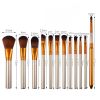 12pcs Makeup Brushes Set Pro Powder Foundation Eyeshadow Eyeliner Lip Brush Tool