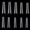 500Pcs False Nail Tips C Curve  DIY 10 Sizes