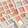20 Colors Shiny Eyeshadow Palette Matte Rose Color